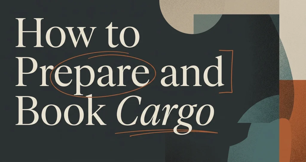 Cargo for Shipping: How to Prepare & Book It